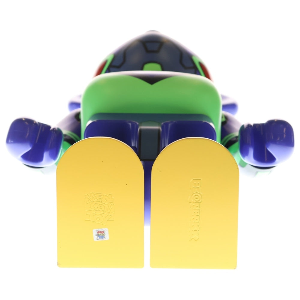 MEDICOM TOY(メディコムトイ) BE@RBRICK EVA-01 NEW PAINT ベアブリック エヴァンゲリオン初号機 新塗装版 フィギュア 人形 1000% パープル/グリーン