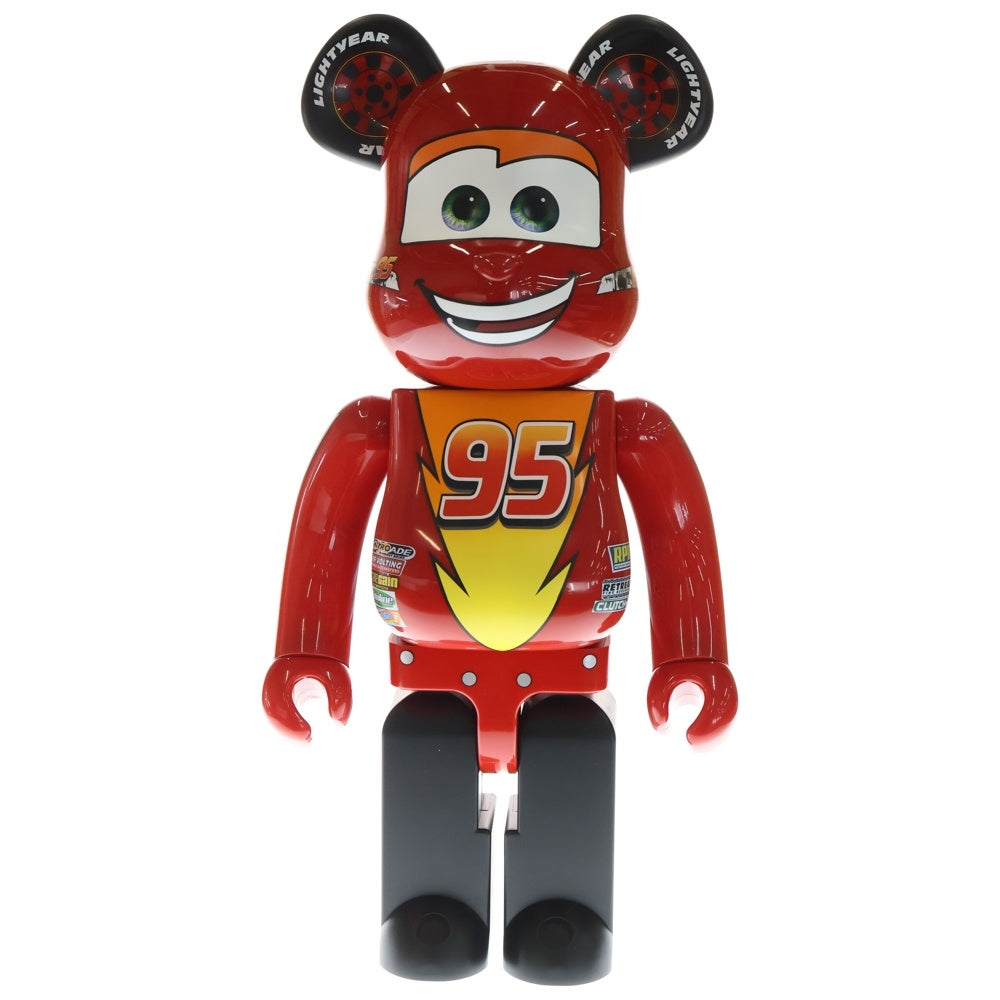 MEDICOM TOY(メディコムトイ) BE@RBRICK LIGHTNING McQUEEN ベアブリック カーズ ライトニングマックイーン フィギュア 人形 1000% レッド