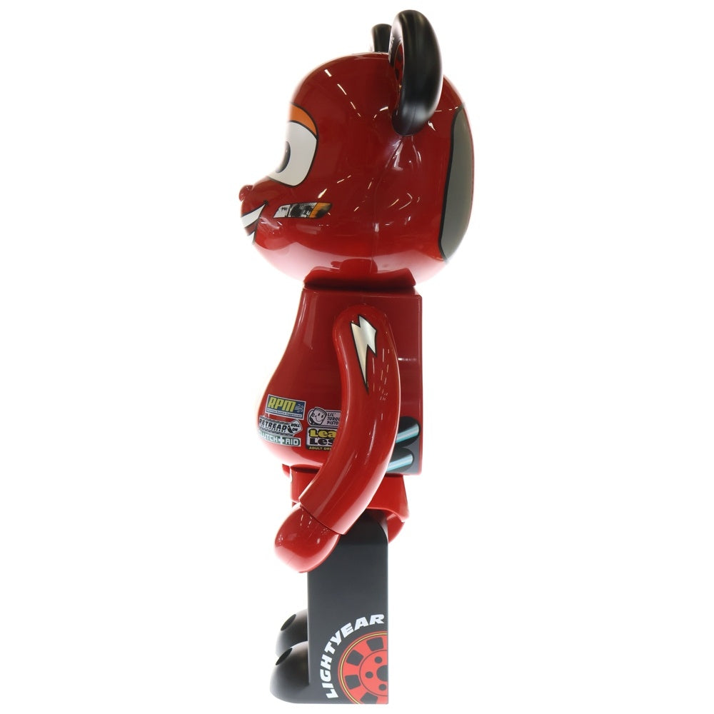 MEDICOM TOY(メディコムトイ) BE@RBRICK LIGHTNING McQUEEN ベアブリック カーズ ライトニングマックイーン フィギュア 人形 1000% レッド