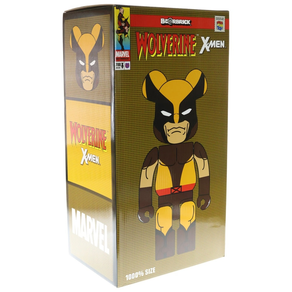 MEDICOM TOY(メディコムトイ) BE@RBRICK WOLVERINE (BROWN VER.) 1000% ベアブリック ウルヴァリン フィギュア 人形 ブラウン