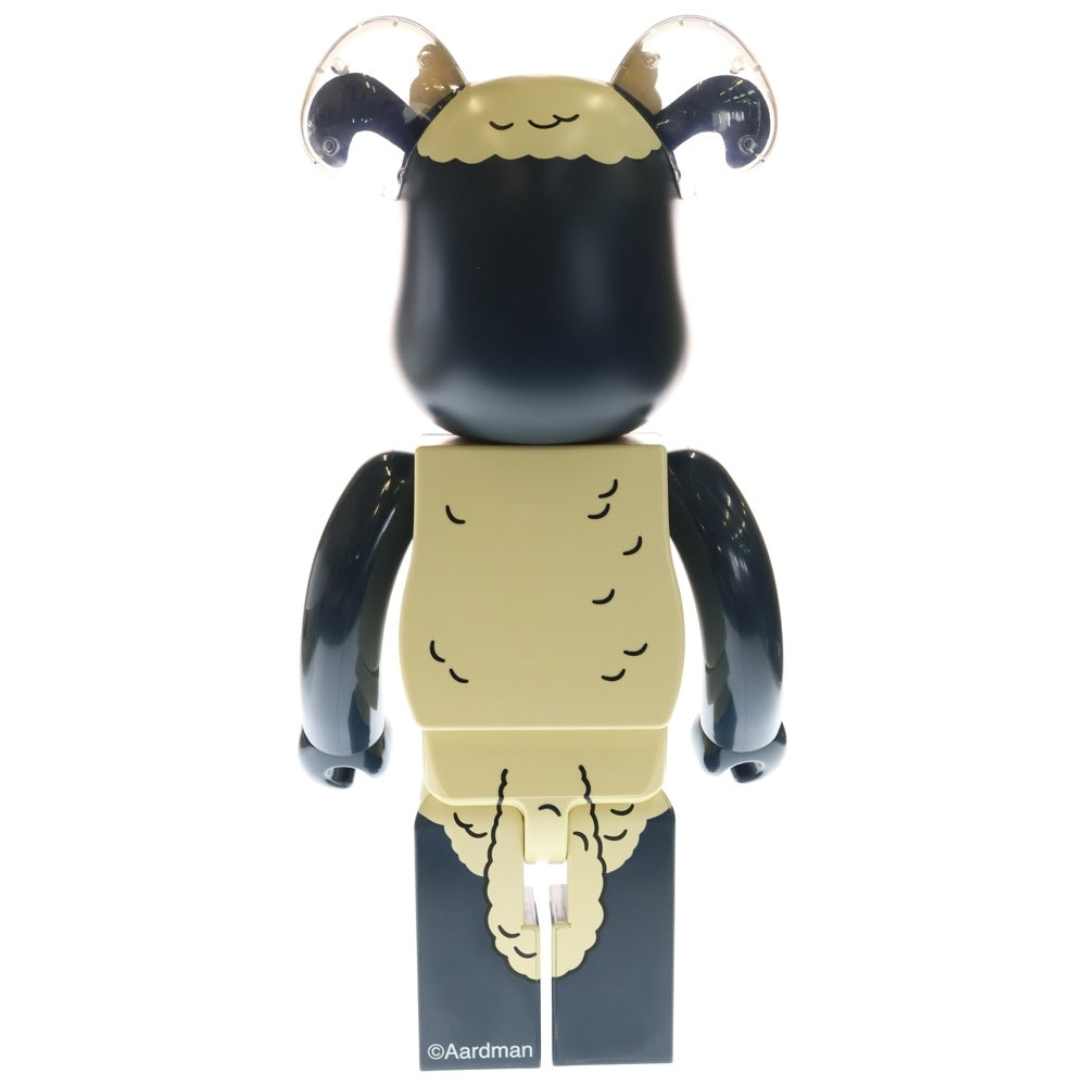 MEDICOM TOY(メディコムトイ) BE@RBRICK Shaun 1000% ベアブリック ひつじのショーン フィギュア 人形 ホワイト/ブラック