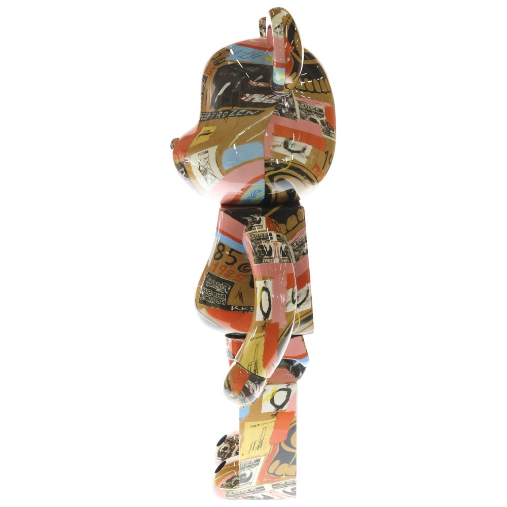 MEDICOM TOY(メディコムトイ) BE@RBRICK Andy Warhol JEAN-MICHEL BASQUIAT #2 1000% ベアブリック アンディ ウォーホル ジャン-ミシェル バスキア フィギュア 人形 マルチ