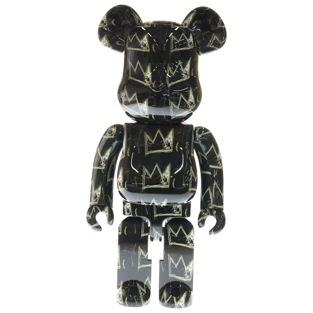 MEDICOM TOY(メディコムトイ) BE@RBRICK JEAN-MICHEL BASQUIAT #8 1000% ベアブリック ジャン-ミシェル バスキア フィギュア 人形 ブラック