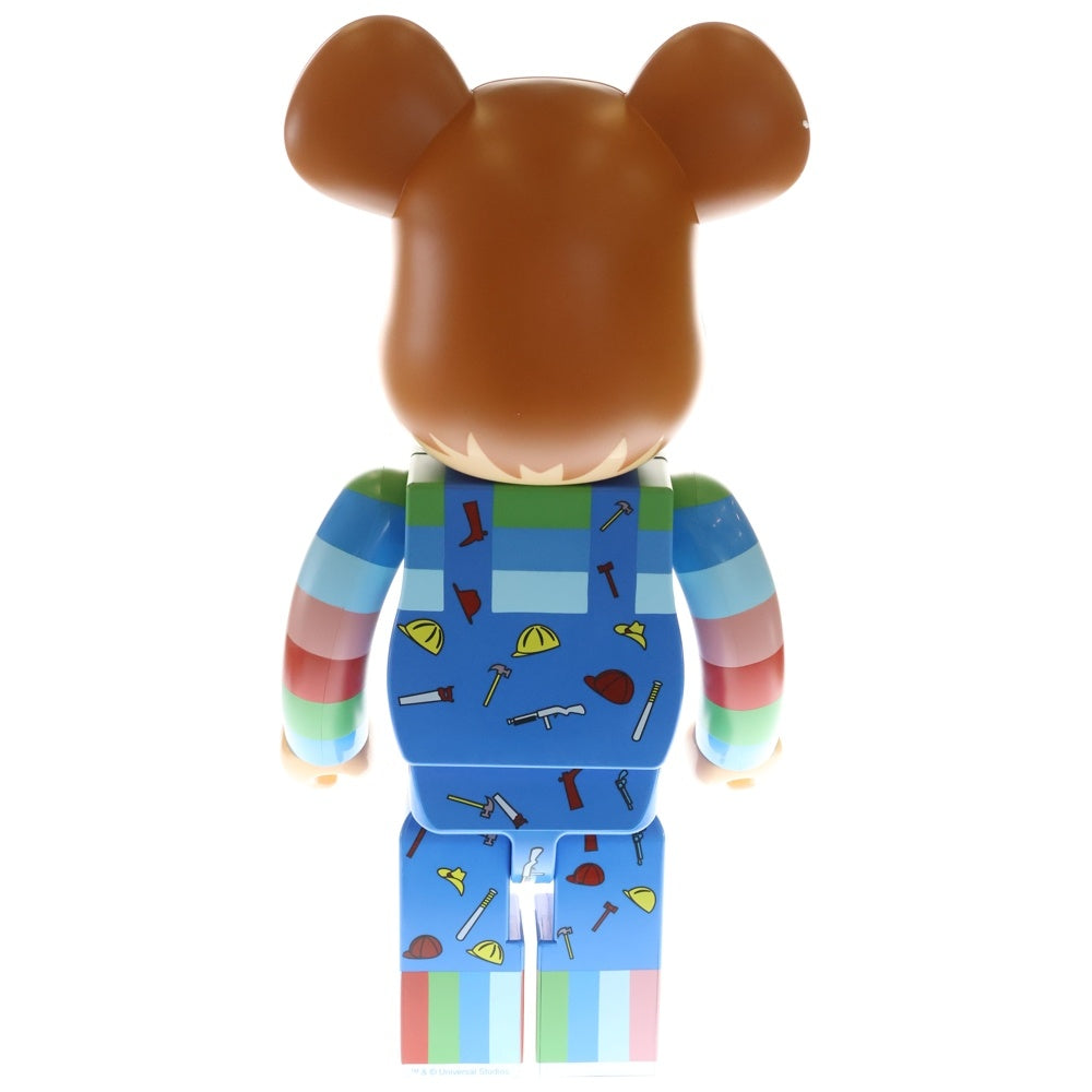 MEDICOM TOY(メディコムトイ) BE@RBRICK CHUCKY 1000% ベアブリック チャッキー フィギュア 人形 ベージュ/ブルー