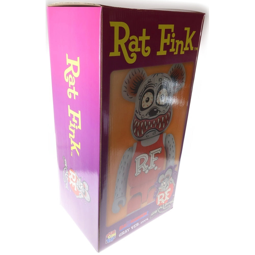 MEDICOM TOY(メディコムトイ) BE@RBRICK RAT FINK GRAY VER. 1000% ベアブリック ラットフィンク フィギュア 人形 グレー