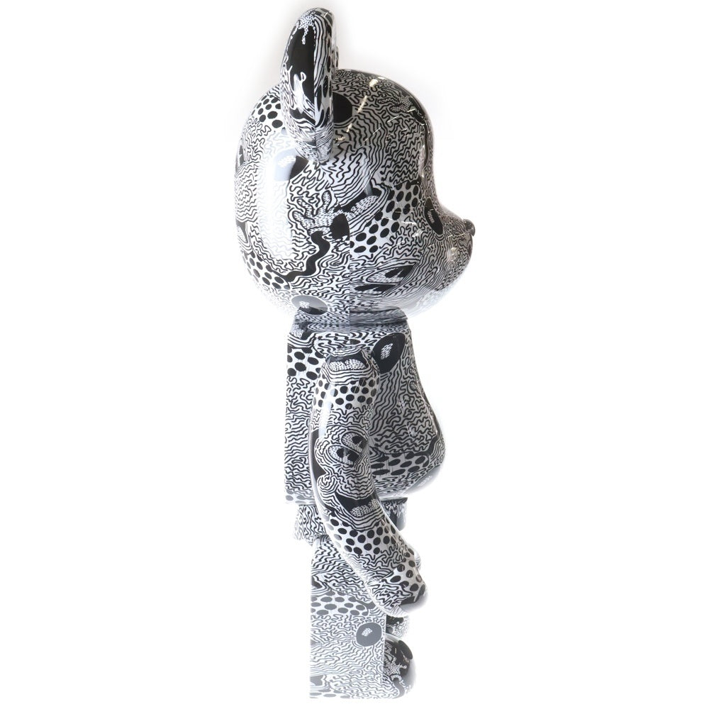 MEDICOM TOY(メディコムトイ) BE@RBRICK KEITH HARING MICKEY MOUSE 1000% ベアブリック キースへリング ミッキーマウス フィギュア ■ 人形 ブラック/ホワイト