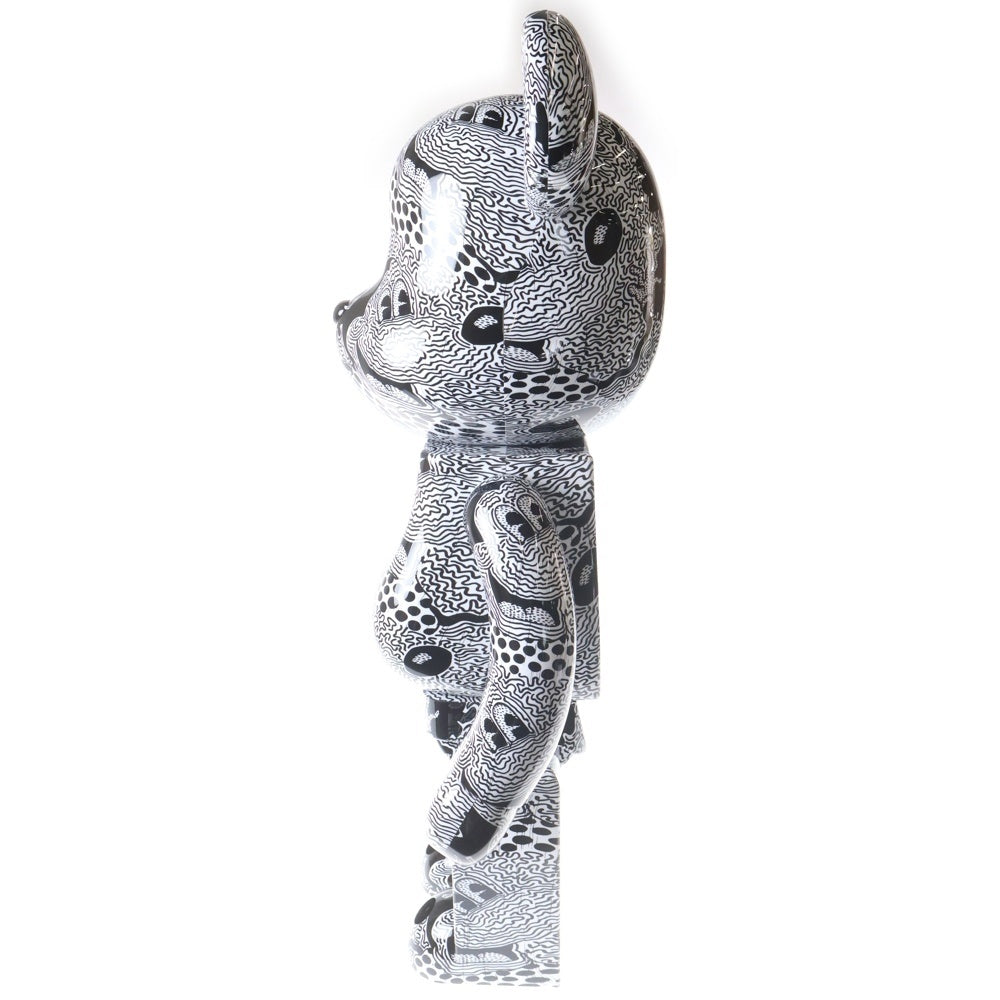MEDICOM TOY(メディコムトイ) BE@RBRICK KEITH HARING MICKEY MOUSE 1000% ベアブリック キースへリング ミッキーマウス フィギュア ■ 人形 ブラック/ホワイト