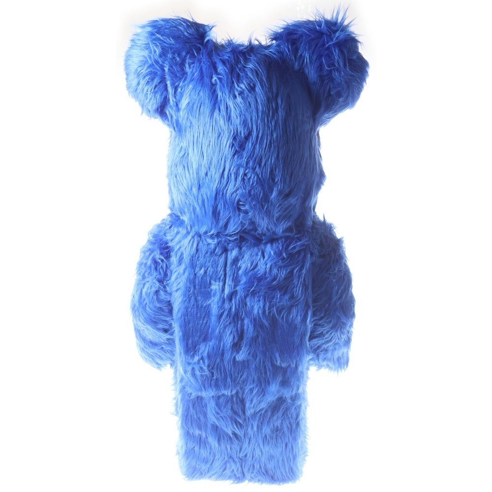 MEDICOM TOY(メディコムトイ) BE@RBRICK COOKIE MONSTER Costume Ver 1000% ベアブリック クッキーモンスター コスチューム ファー フィギュア ■ 人形 ブルー