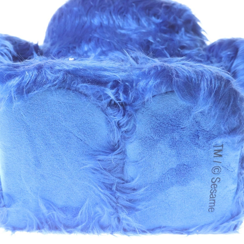 MEDICOM TOY(メディコムトイ) BE@RBRICK COOKIE MONSTER Costume Ver 1000% ベアブリック クッキーモンスター コスチューム ファー フィギュア ■ 人形 ブルー