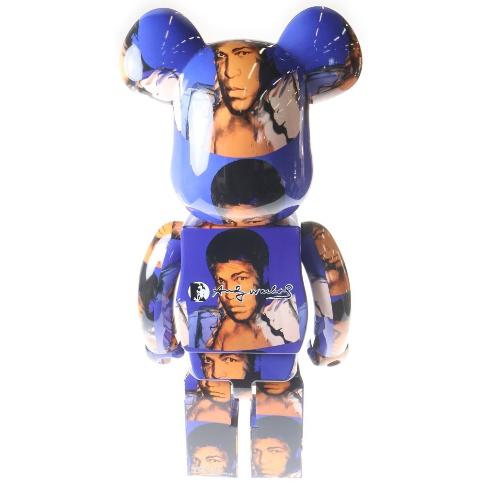 MEDICOM TOY(メディコムトイ) BE@RBRICK ANDY WARHOL MUHAMMAD ALI 1000% ベアブリック アンディ ウォーホル モハメドアリ フィギュア 人形 ブルー