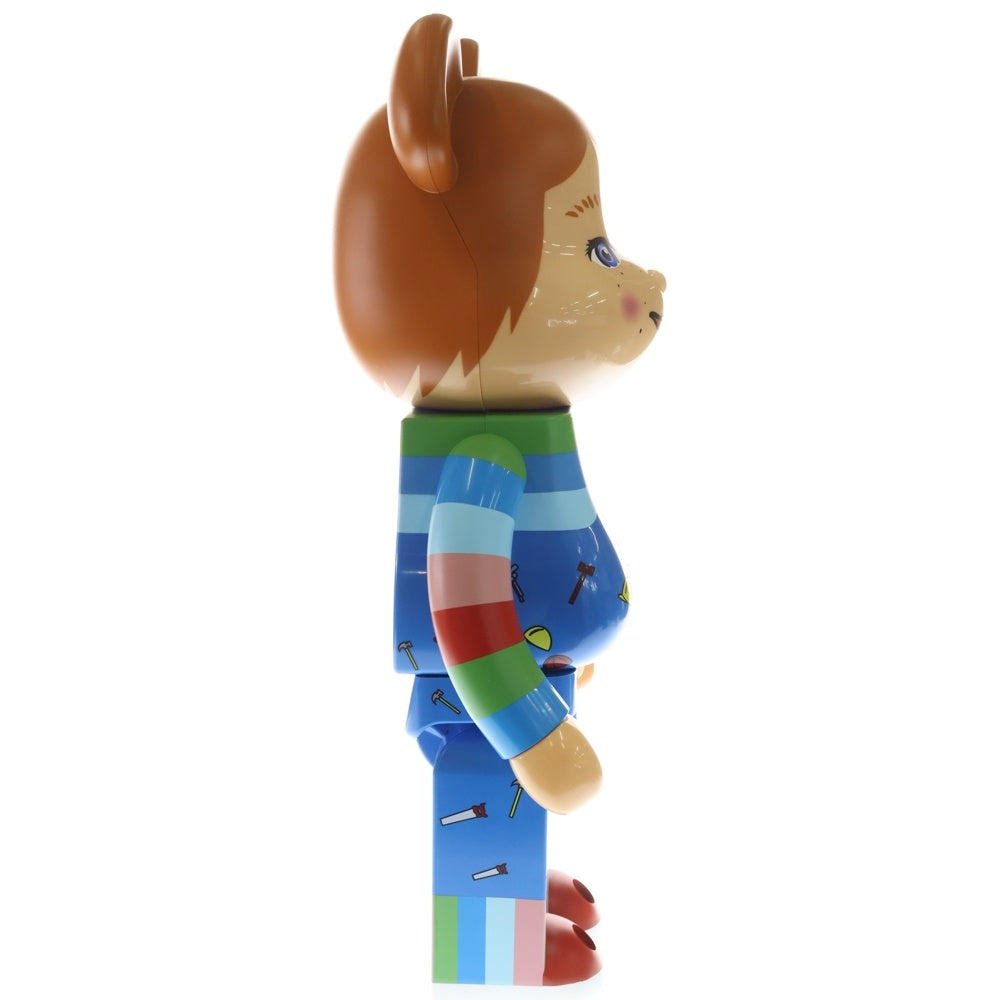 MEDICOM TOY(メディコムトイ) BE@RBRICK GOOD GUY 1000% ベアブリック グッドガイ フィギュア 人形 ブルー/ベージュ