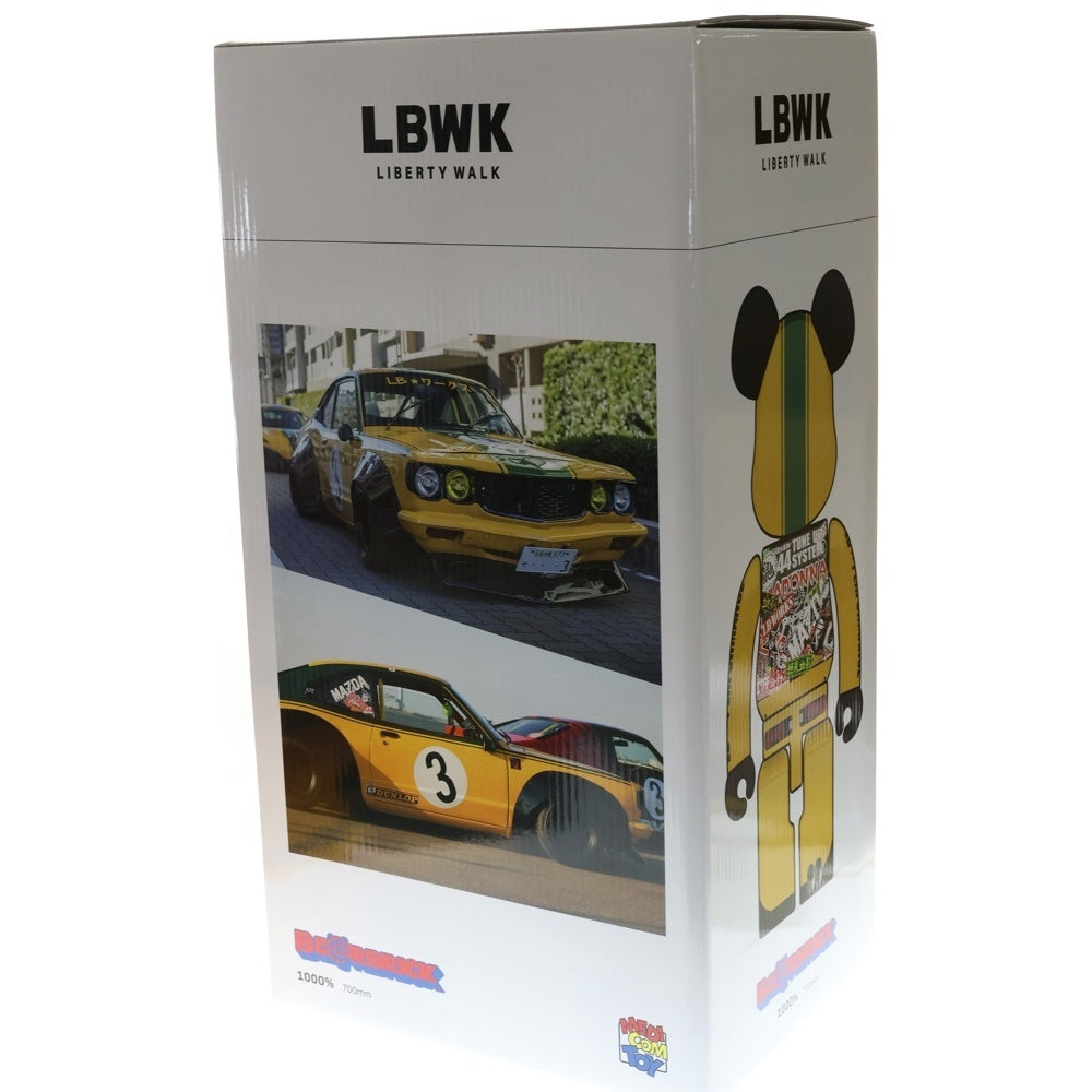 MEDICOM TOY(メディコムトイ) BE@RBRICK RIBANNA-KUN LBWK 1000% ベアブリック リバンナ君 リバティーウォーク フィギュア 人形 イエロー