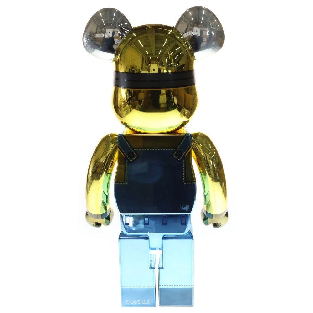 MEDICOM TOY(メディコムトイ) BE@RBRICK KEVIN Chrome Ver 1000% ベアブリック ケビン ミニオン クローム フィギュア ■ 人形 クリア/イエロー