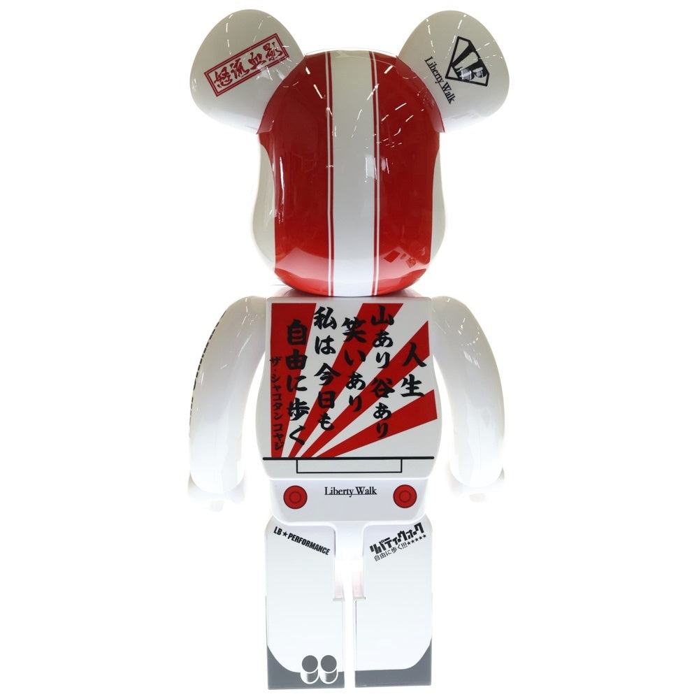 MEDICOM TOY(メディコムトイ) BE@RBRICK RIBAZ-KUN LBWK 1000% ベアブリック リバズ君 リバティーウォーク フィギュア 人形 ホワイト