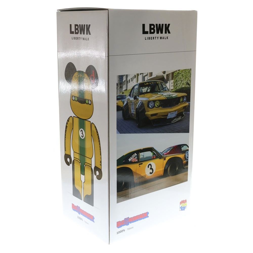 MEDICOM TOY(メディコムトイ) BE@RBRICK RIBANNA-KUN LBWK 1000% ベアブリック リバンナ君 リバティーウォーク フィギュア 人形 イエロー
