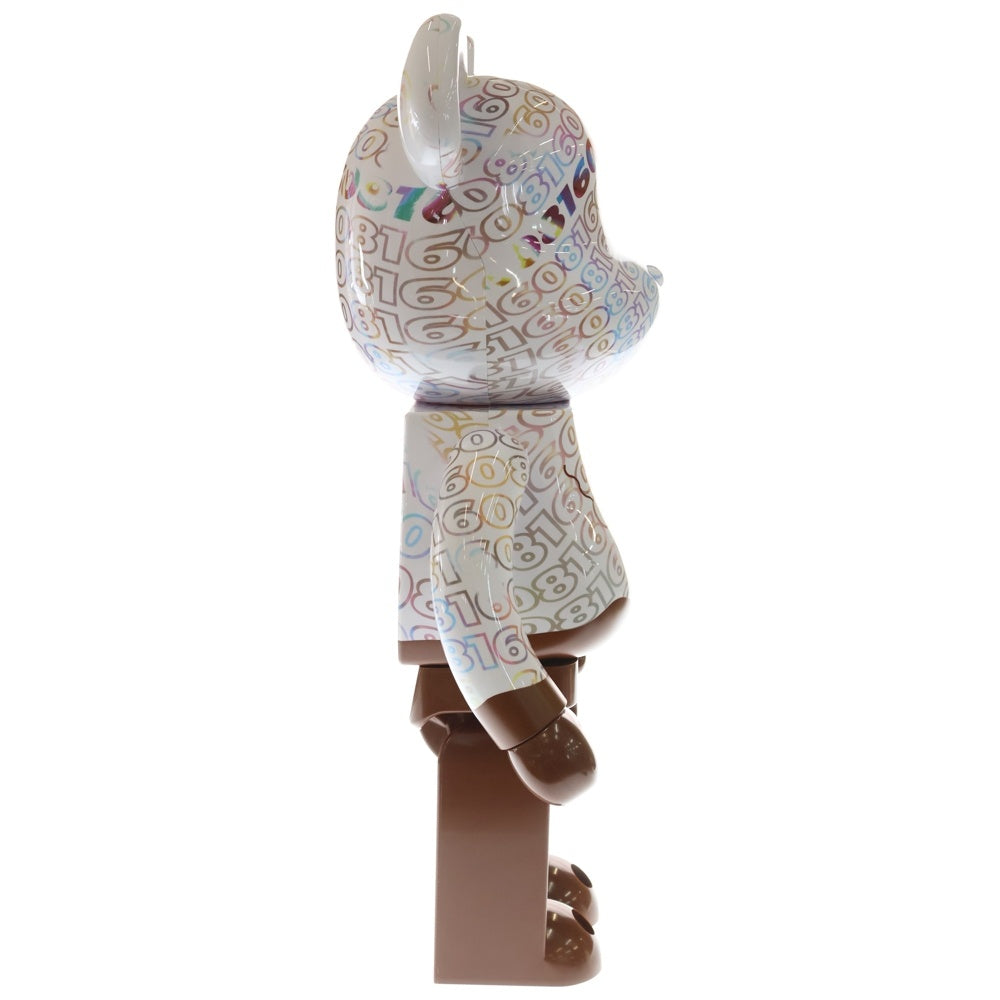 MEDICOM TOY(メディコムトイ) BE@RBRICK Drink Coffee by Yunomi 1000% ベアブリック 8時16分だヨ！湯呑みでコーヒー フィギュア 人形 ホワイト/ブラウン