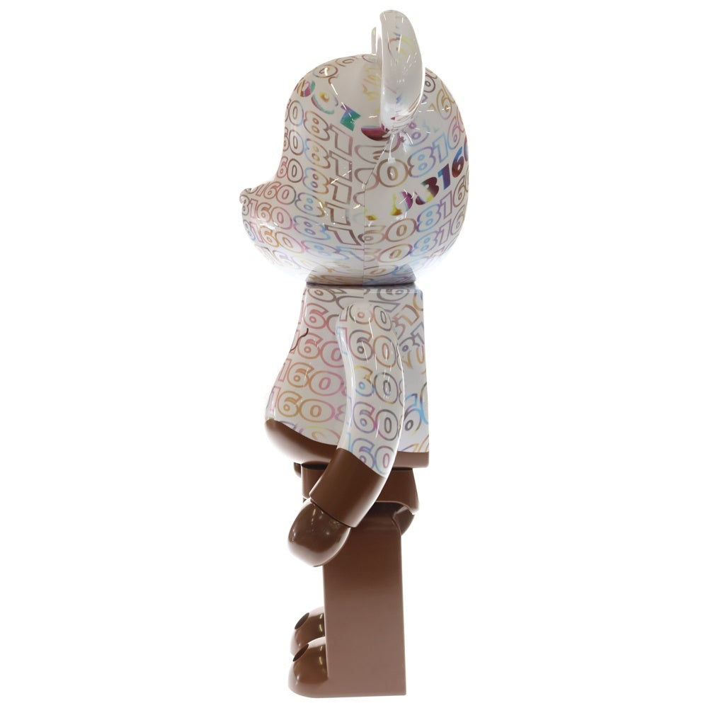 MEDICOM TOY(メディコムトイ) BE@RBRICK Drink Coffee by Yunomi 1000% ベアブリック 8時16分だヨ！湯呑みでコーヒー フィギュア 人形 ホワイト/ブラウン