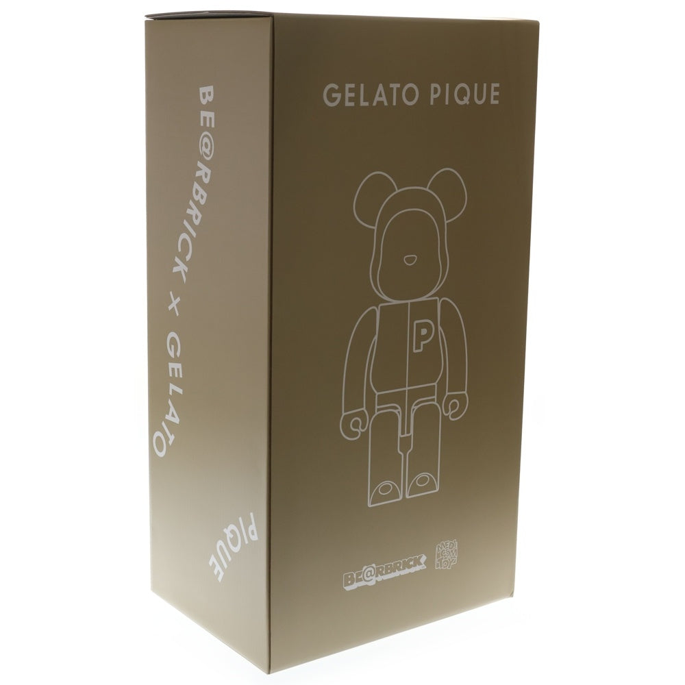 MEDICOM TOY(メディコムトイ) BE@RBRICK GELATO PIQUE BEG 1000% ベアブリック ジェラートピケ フィギュア 人形 ベージュ