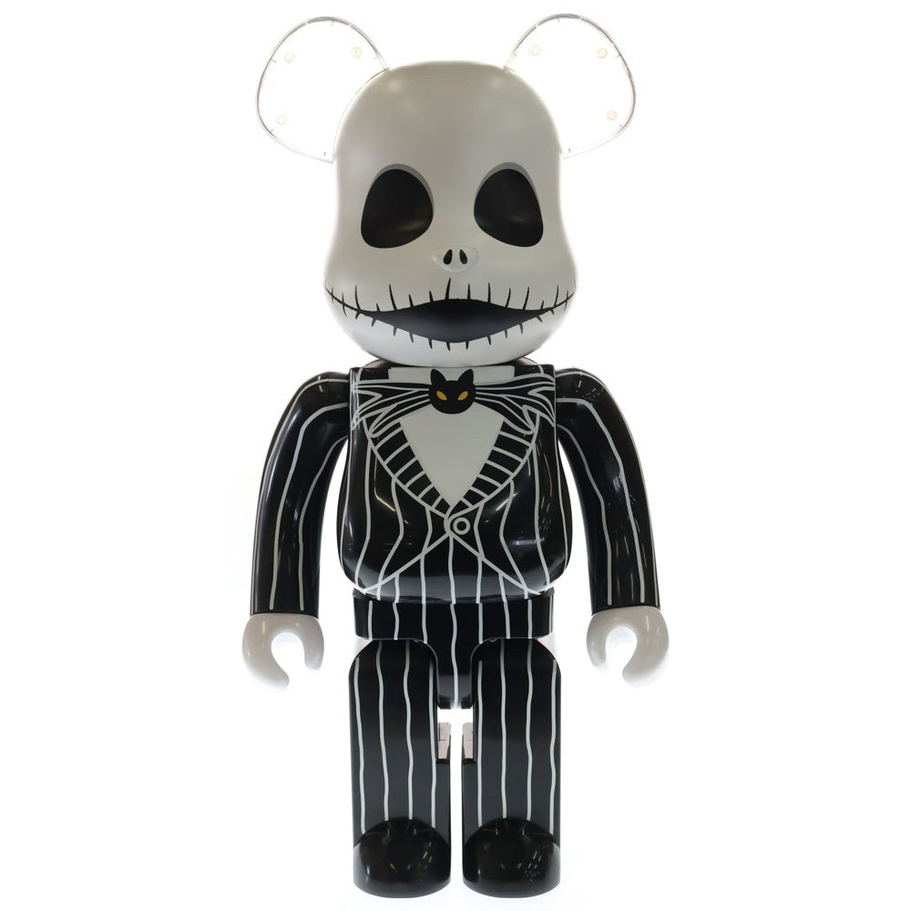 MEDICOM TOY(メディコムトイ) BE@RBRICK Jack Skellington 2021 1000% ベアブリック ナイトメア ジャック スケルトン フィギュア ■ 人形 ブラック/ホワイト
