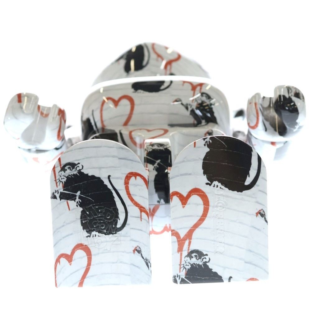MEDICOM TOY(メディコムトイ) BE@RBRICK LOVE RAT banksy 1000% ベアブリック ラブ ラット バンクシー フィギュア 人形 ホワイト