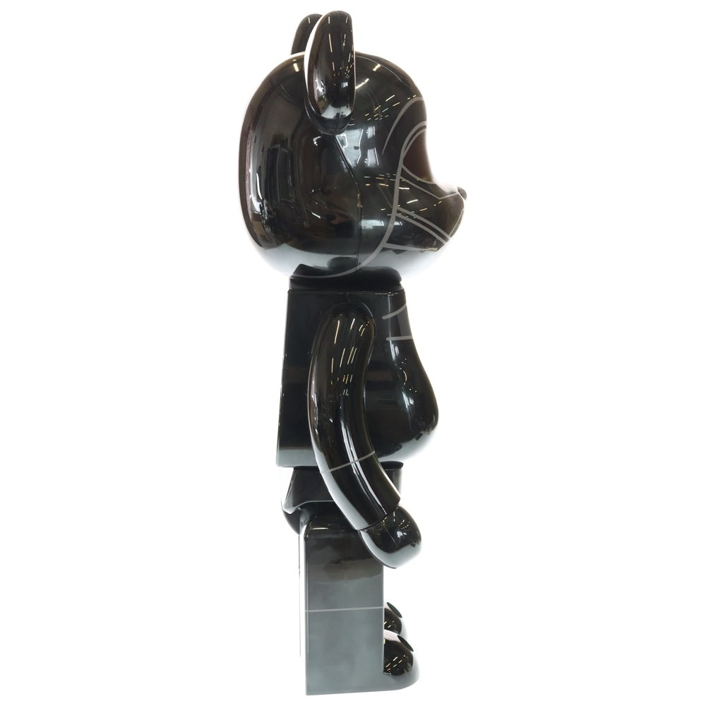 MEDICOM TOY(メディコムトイ) BE@RBRICK DARTH VADER (Rogue One)Chrome Ver 1000% ベアブリック ダースベーダー クロームバージョン フィギュア 人形 ブラック