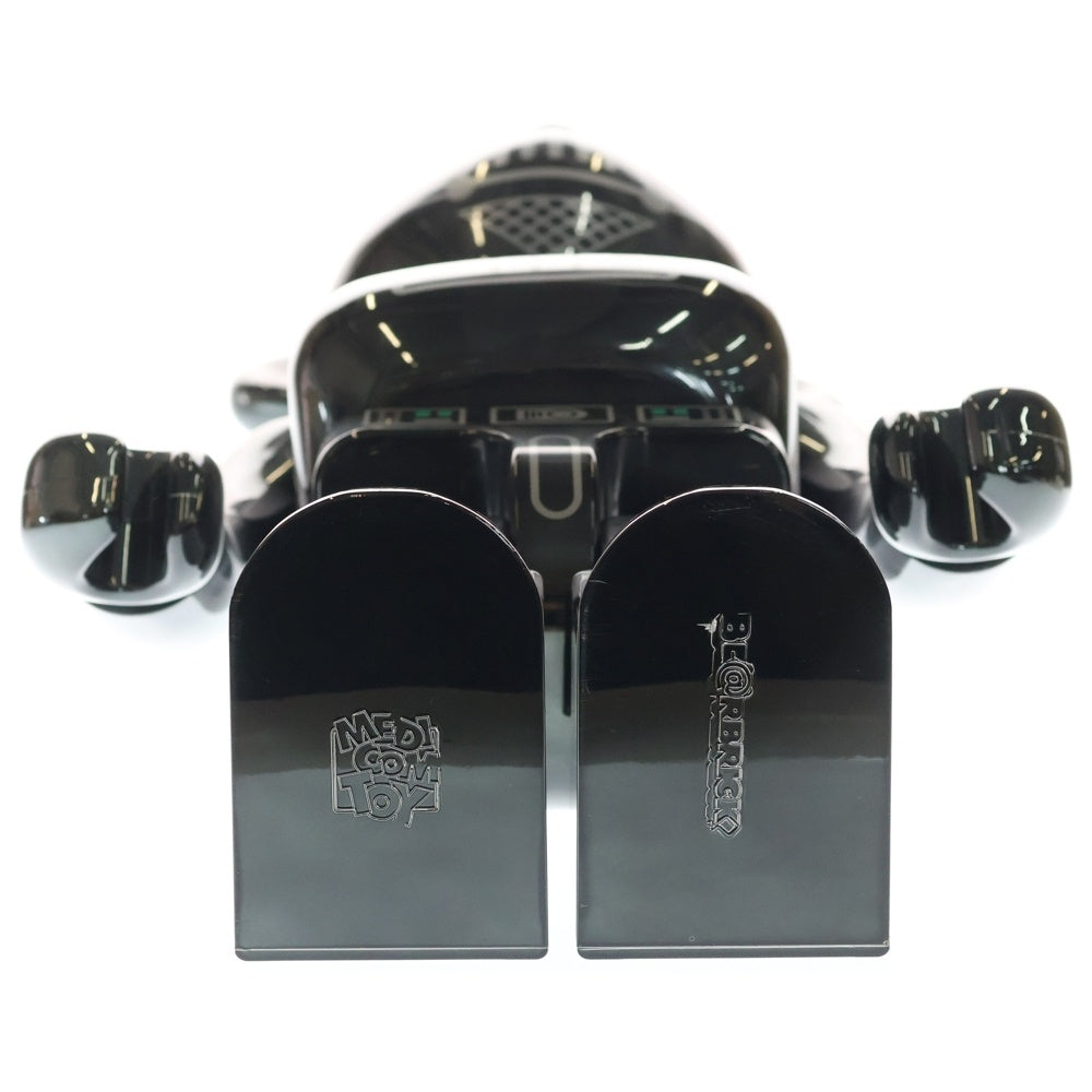MEDICOM TOY(メディコムトイ) BE@RBRICK DARTH VADER (Rogue One)Chrome Ver 1000% ベアブリック ダースベーダー クロームバージョン フィギュア 人形 ブラック