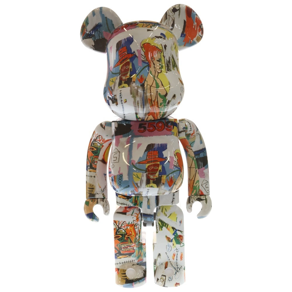 MEDICOM TOY(メディコムトイ) BE@RBRICK Andy Warhol JEAN-MICHEL BASQUIAT #4 1000% ベアブリック アンディ ウォーホル ジャン-ミシェル バスキア フィギュア 人形 マルチ