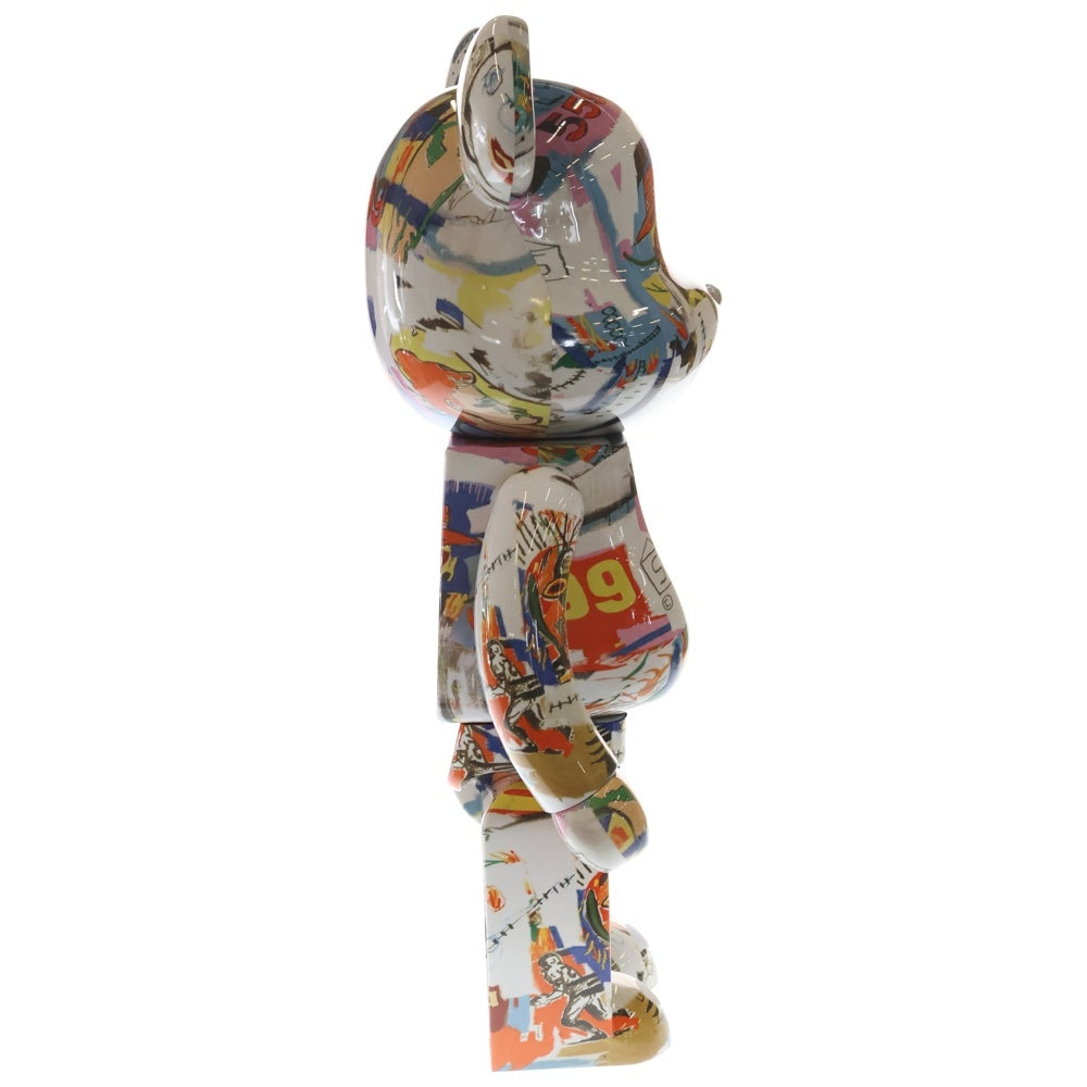 MEDICOM TOY(メディコムトイ) BE@RBRICK Andy Warhol JEAN-MICHEL BASQUIAT #4 1000% ベアブリック アンディ ウォーホル ジャン-ミシェル バスキア フィギュア 人形 マルチ