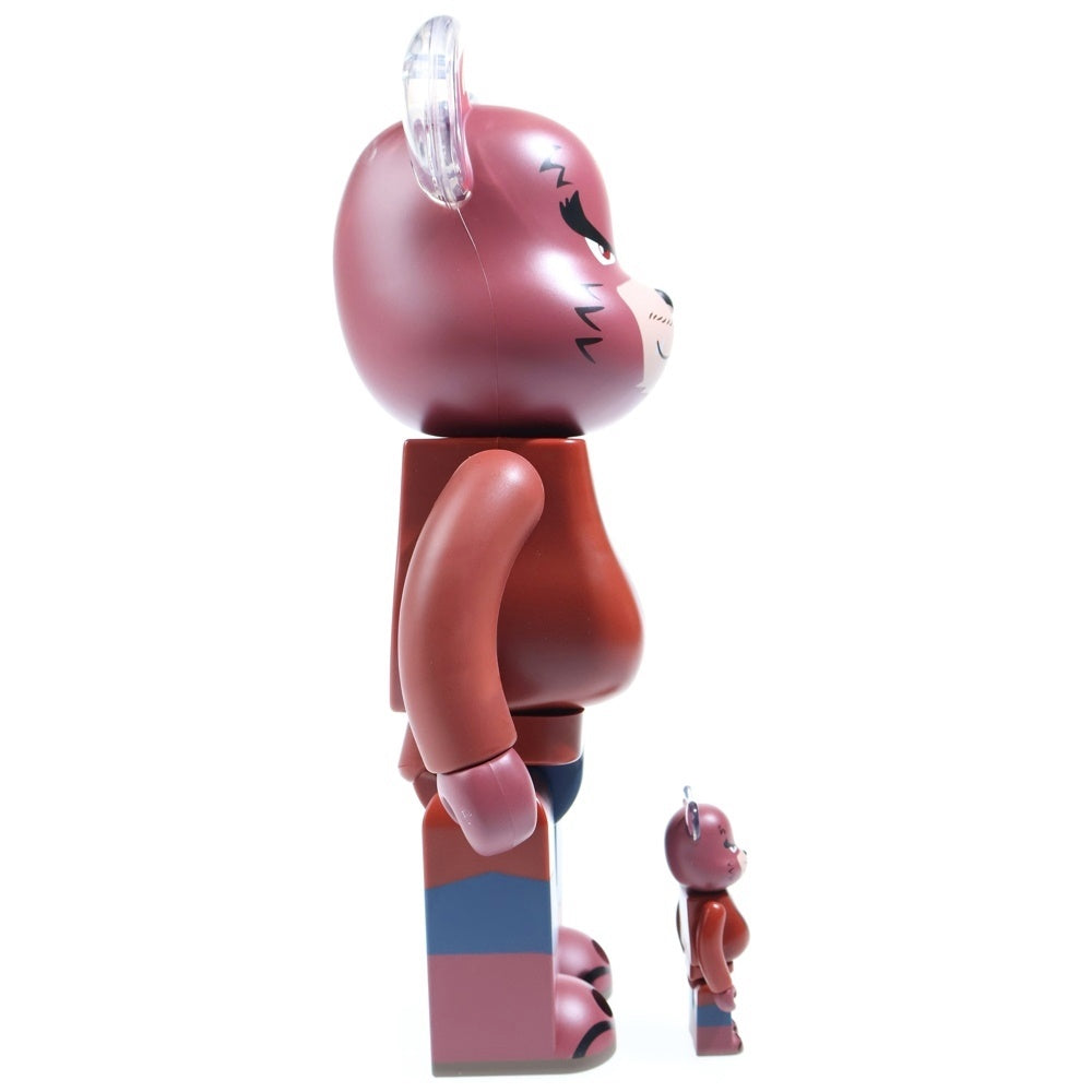MEDICOM TOY(メディコムトイ) BE@RBRICK バケモノの子 熊徹 100% 400% ベアブリック フィギュア 人形 ブラウン
