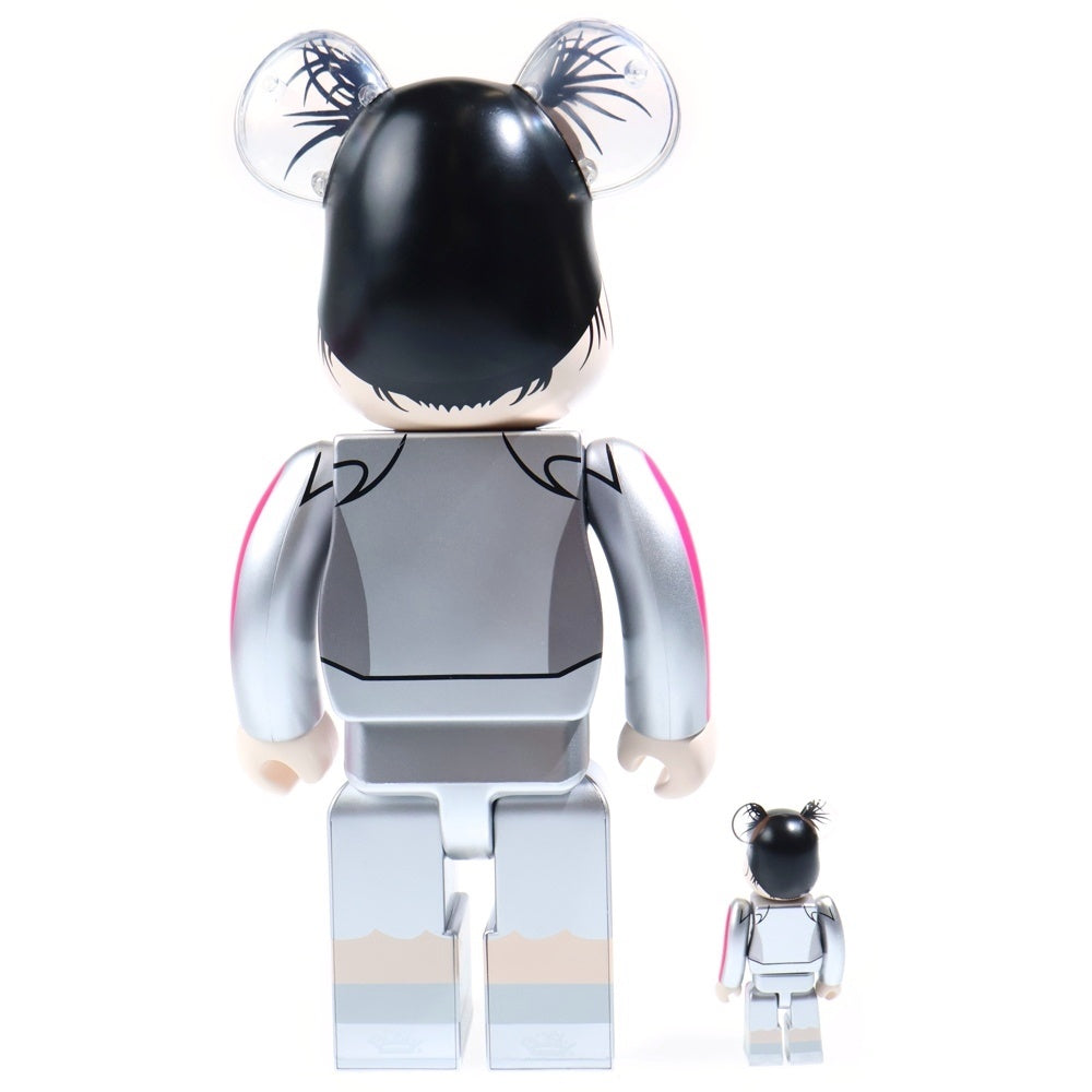 MEDICOM TOY(メディコムトイ) BE@RBRICK AINA THE END 100% 400% ベアブリック アイナ ジ エンド フィギュア 人形 シルバー