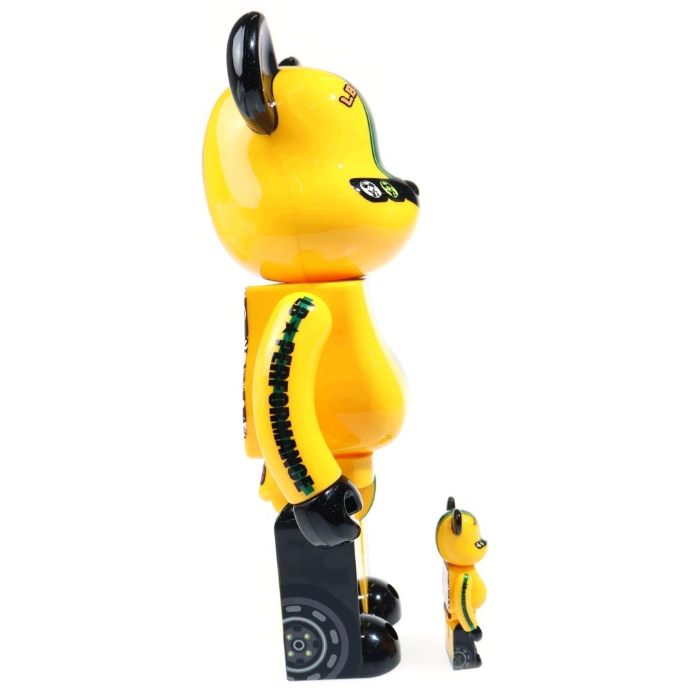 MEDICOM TOY(メディコムトイ) BE@RBRICK LBWK RIBANNA-KUN 100% 400% ベアブリック リバティーウォーク リバンナくん フィギュア 人形 イエロー