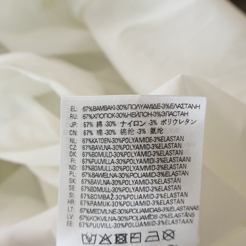 DIESEL(ディーゼル) D-SIZEN-N1 Dロゴベルトシャツ ワンピース ホワイト A12874 レディース