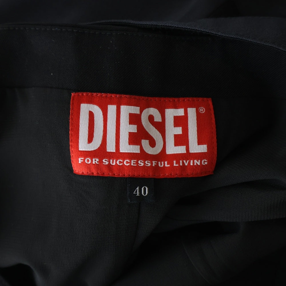 DIESEL(ディーゼル) D-DAMINI パネル ドレス キャミ ワンピース ブラック A10552 レディース