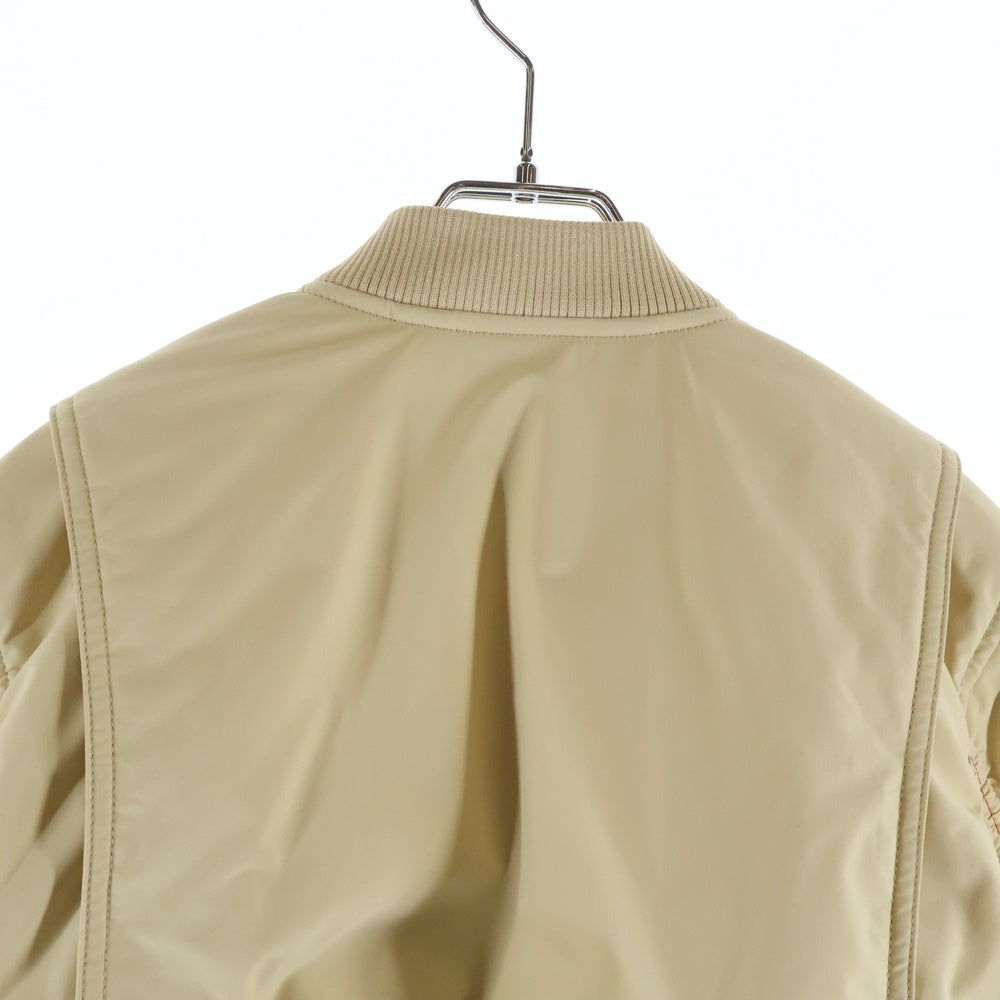 DIESEL(ディーゼル) G-KHLOE ジップアップ テクニカル ボンバージャケット ベージュ A04933 レディース