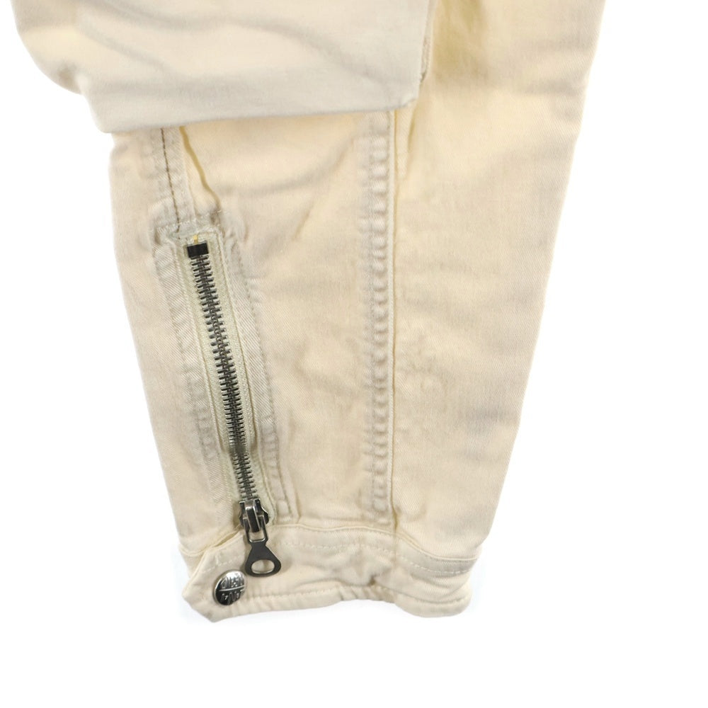 DIESEL(ディーゼル) P-LAN スリム カーゴ デニム パンツ アイボリー A10794 レディース