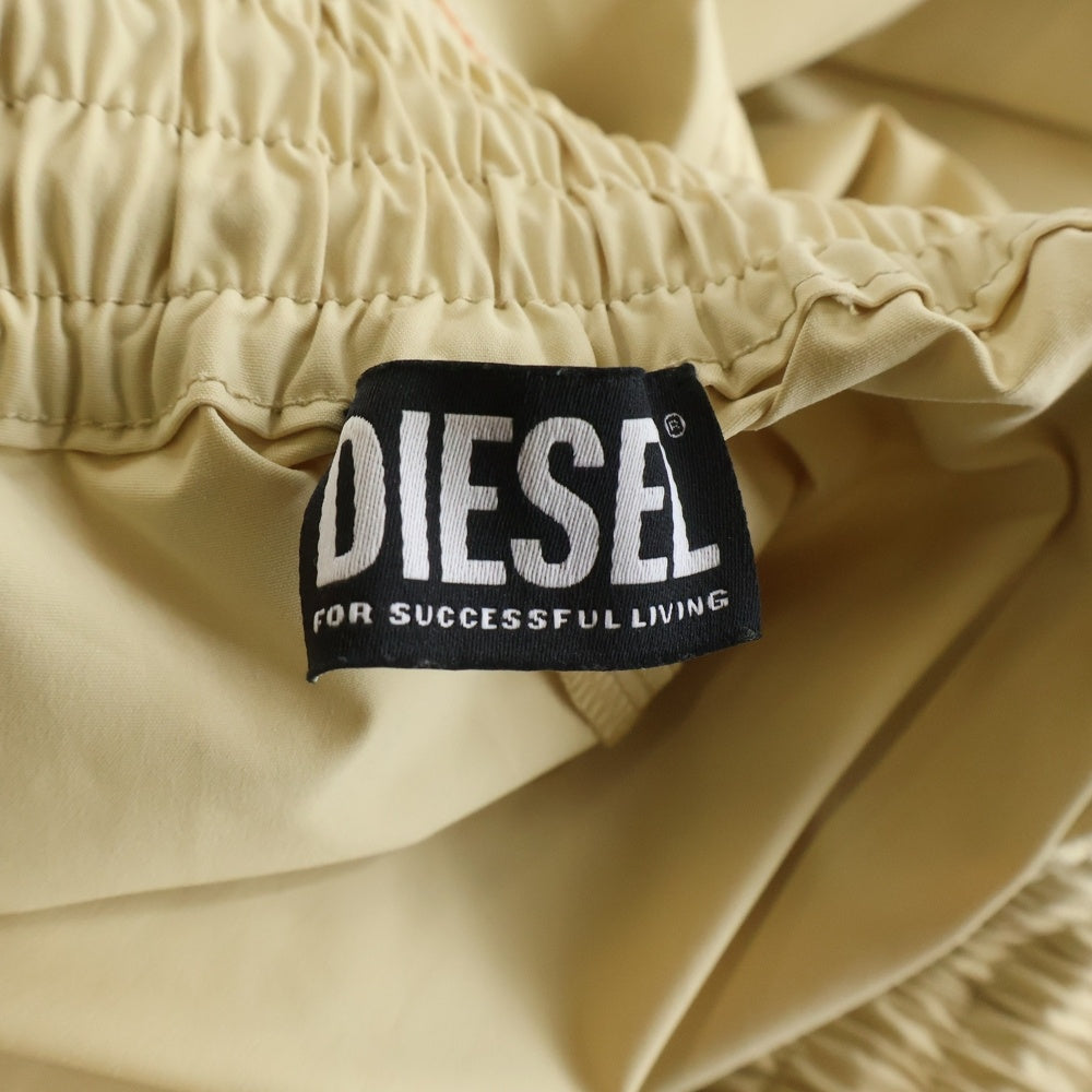 DIESEL(ディーゼル) P-BORGOCMA ジップ装飾 テクニカル トラックロングパンツ ベージュ A04954 レディース
