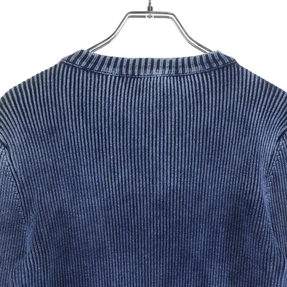 DIESEL(ディーゼル) M-ANCHOR-A スモールメタルロゴプレート ニットセーター インディゴ A14810 レディース