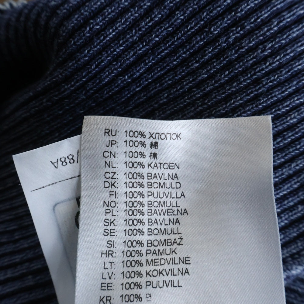 DIESEL(ディーゼル) M-ANCHOR-A スモールメタルロゴプレート ニットセーター インディゴ A14810 レディース