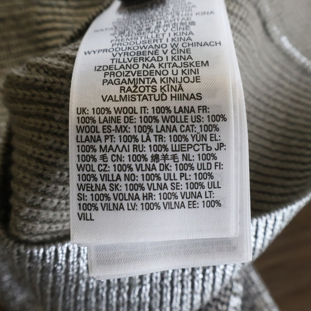 DIESEL(ディーゼル) M-ADHU フルホック コーティングニットカーディガン シルバー A09408 レディース