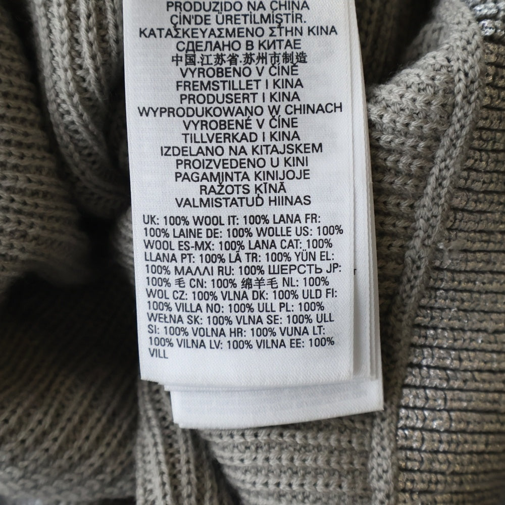 DIESEL(ディーゼル) M-ADHUETTE コーティング ニットロングスカート シルバー A09411 レディース