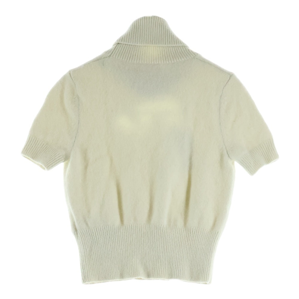 DIESEL(ディーゼル) M-ARGARET フロントロゴ タートルネック ニットセーター アイボリー A06713 レディース