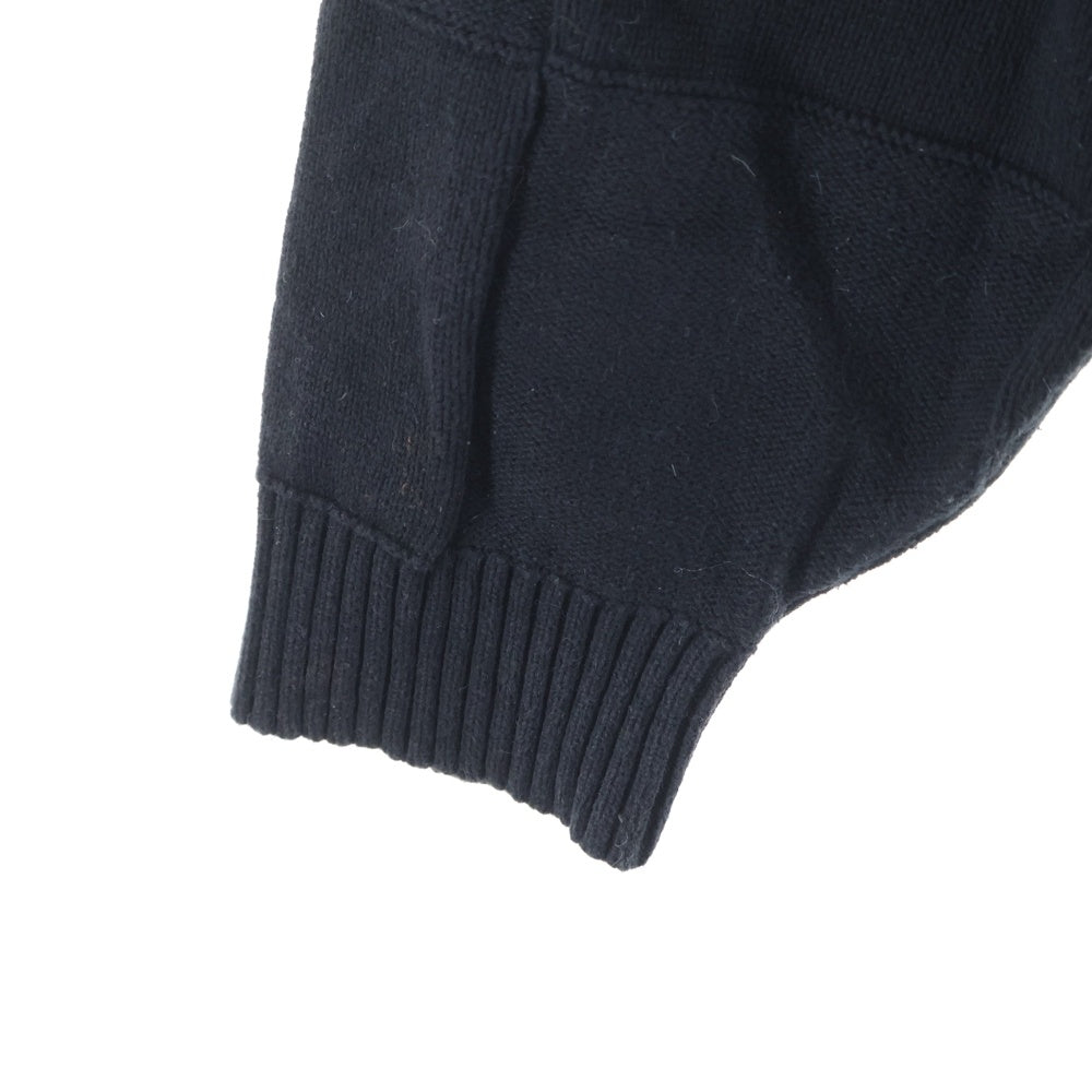 SUPREME(シュプリーム) 21SS Tonal Checkerboard Small Box Sweater トーナル チェッカーボード スモールボックスロゴ コットン ニット セーター ブラック