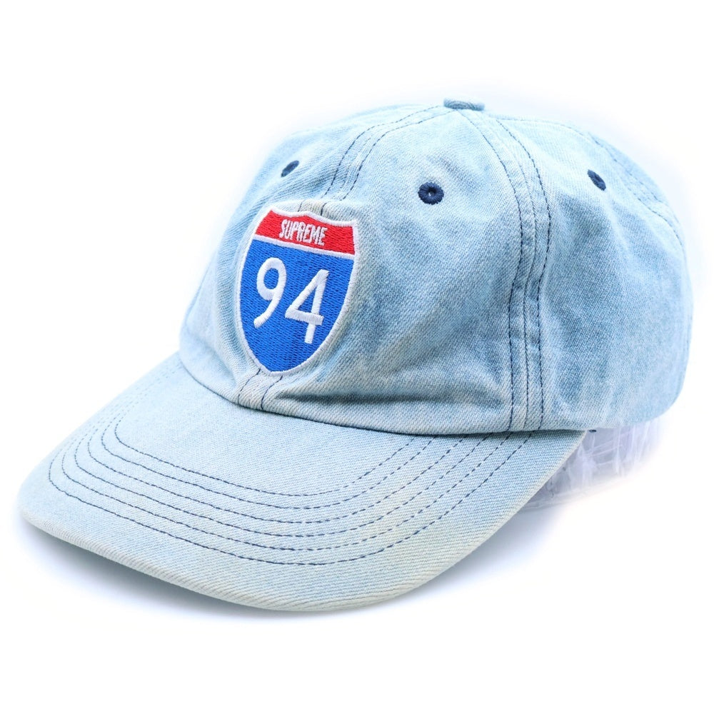 SUPREME(シュプリーム) 20AW Interstate 6-Panel インターステート 6パネル デニムキャップ 帽子 インディゴ