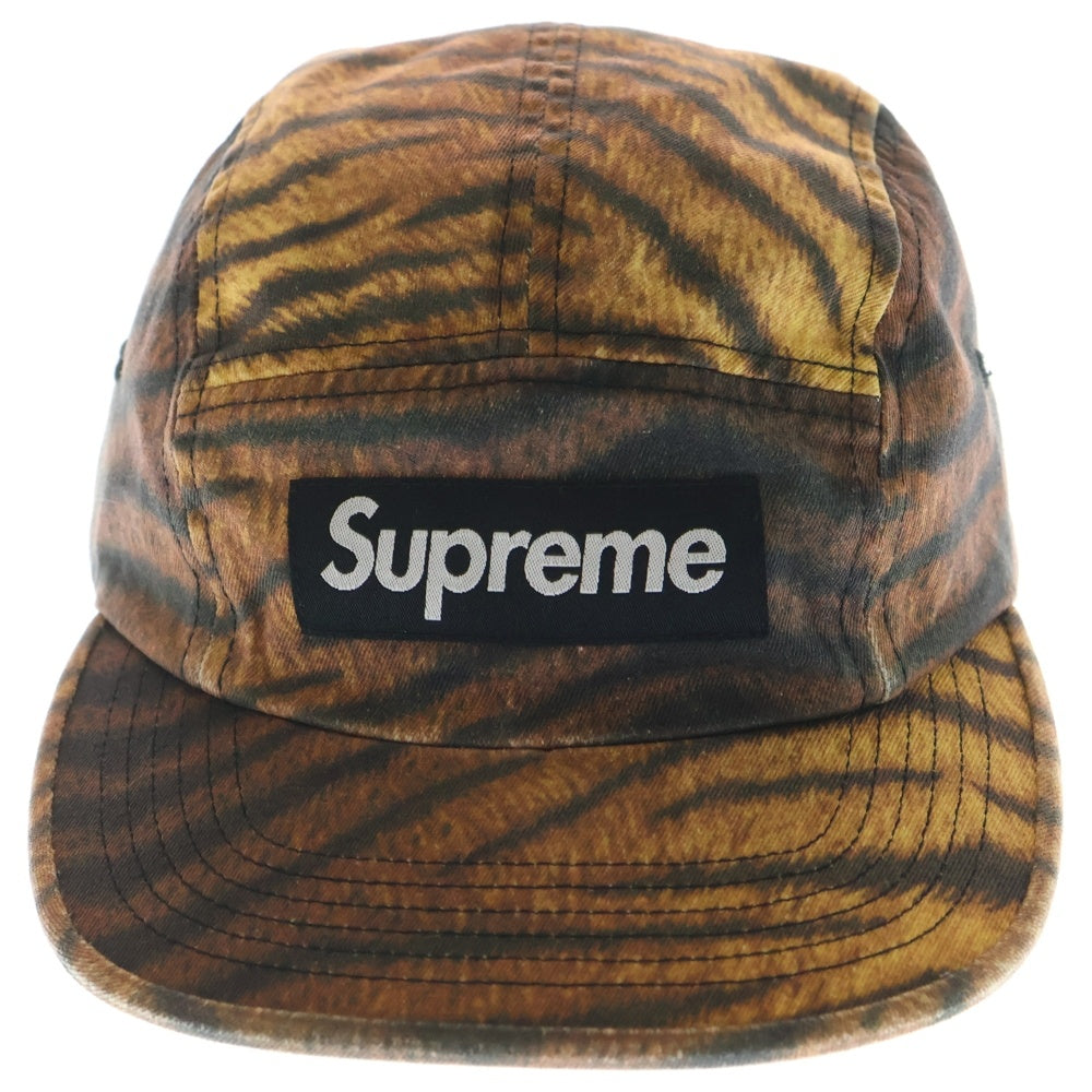 SUPREME(シュプリーム) 25AW Washed Chino Twill Camp Cap ウォッシュド チノツイル タイガー キャンプキャップ 帽子 ブラウン