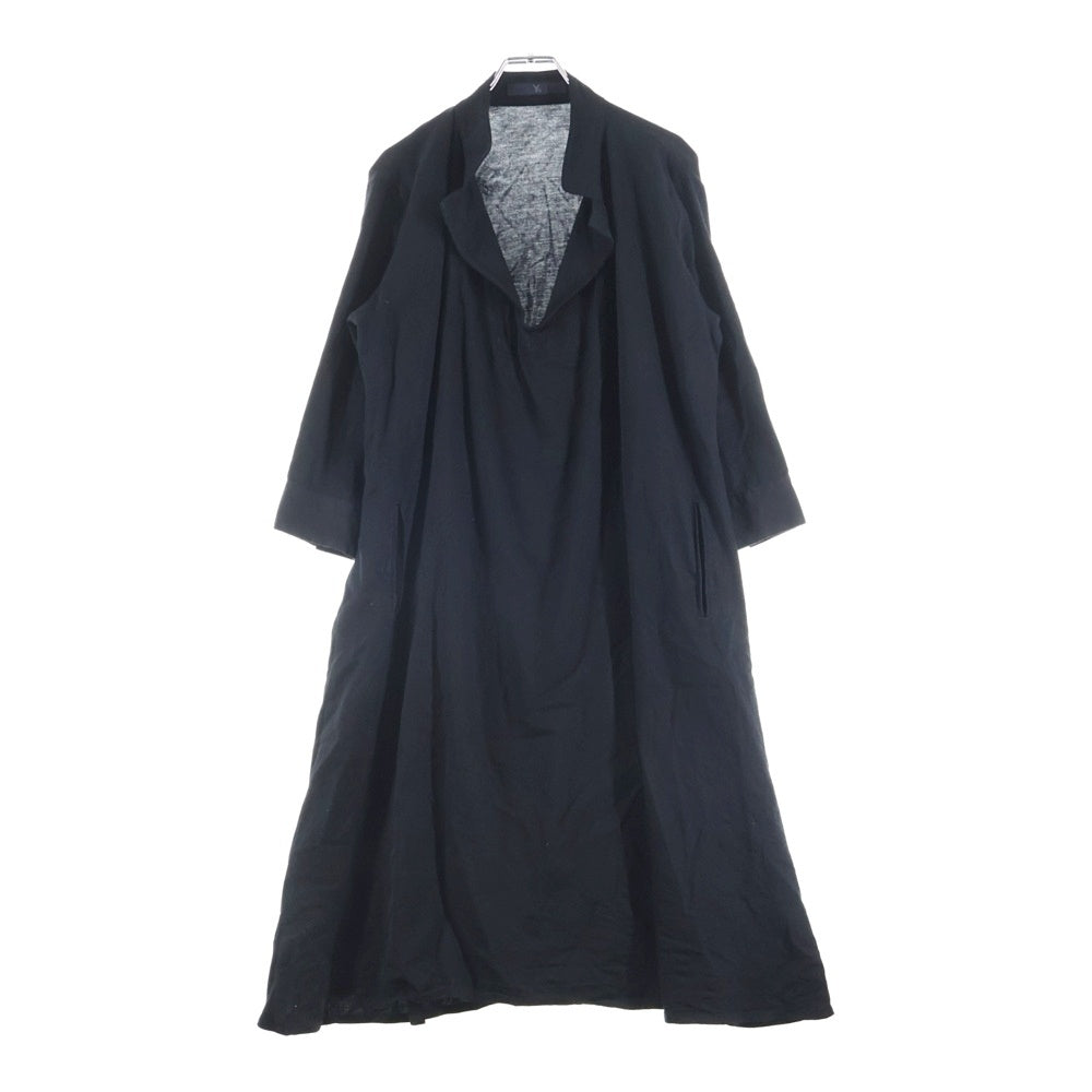 Y's(ワイズ) 長袖シャツ ワンピース ブラック レディース