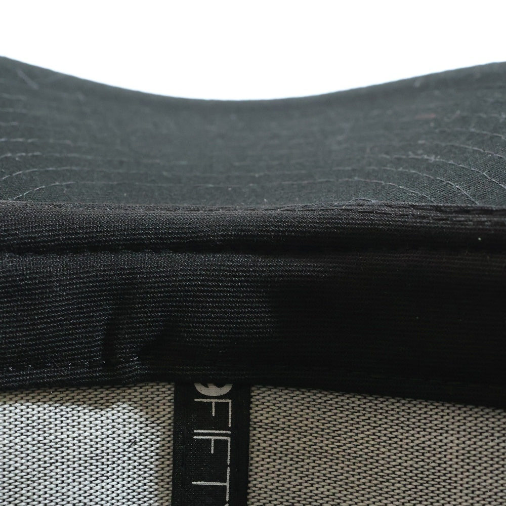 Yohji Yamamoto POUR HOMME(ヨウジヤマモト プールオム) ×Yomiuri Giants ×New Era Pre-Curved 59FIFTY 読売ジャイアンツ ニューエラ ロゴ刺繍 ベースボールキャップ 帽子 ブラック