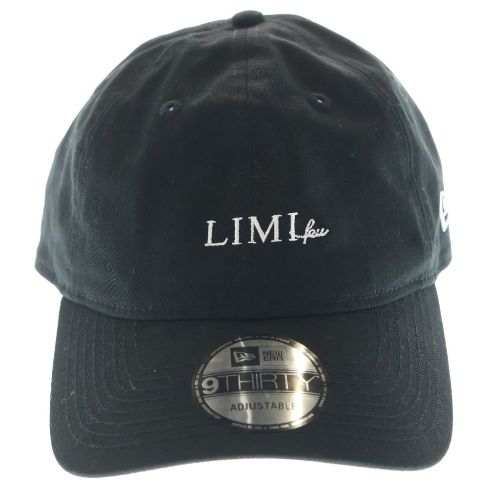 LIMI feu(リミフゥ) ×New Era 9THIRTY ニューエラ ロゴ刺繍 ベースボールキャップ 帽子 ブラック レディース LZ-H10-085