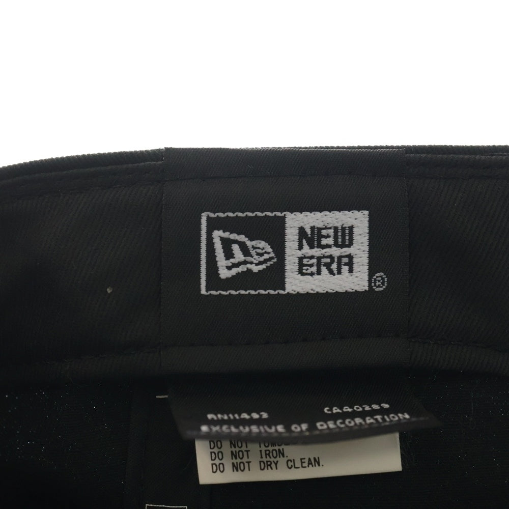 LIMI feu(リミフゥ) ×New Era 9THIRTY ニューエラ ロゴ刺繍 ベースボールキャップ 帽子 ブラック レディース LZ-H10-085