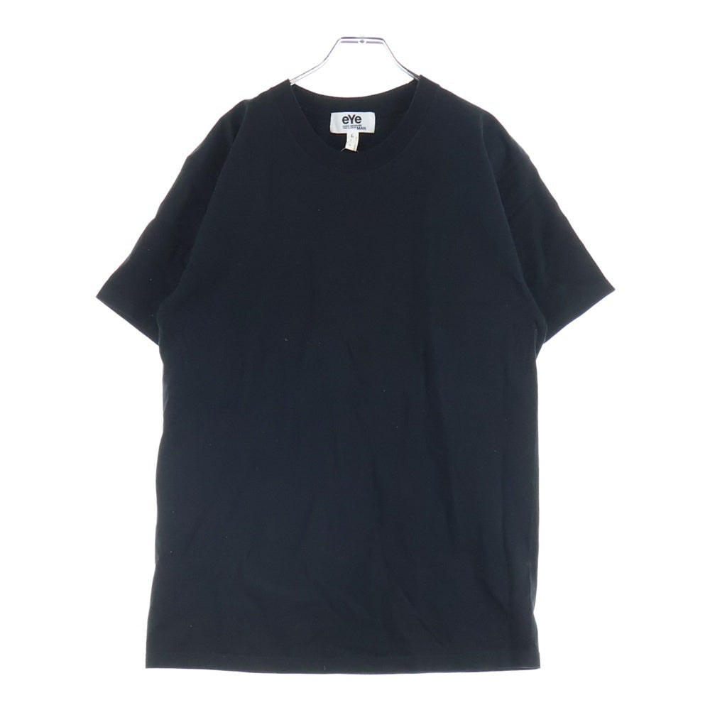 eYe COMME des GARCONS JUNYA WATANABE MAN(アイ コム デ ギャルソン ジュンヤ ワタナベ マン) バックロゴプリント クルーネック 半袖Tシャツ カットソー ブラック OP-T206 レディース