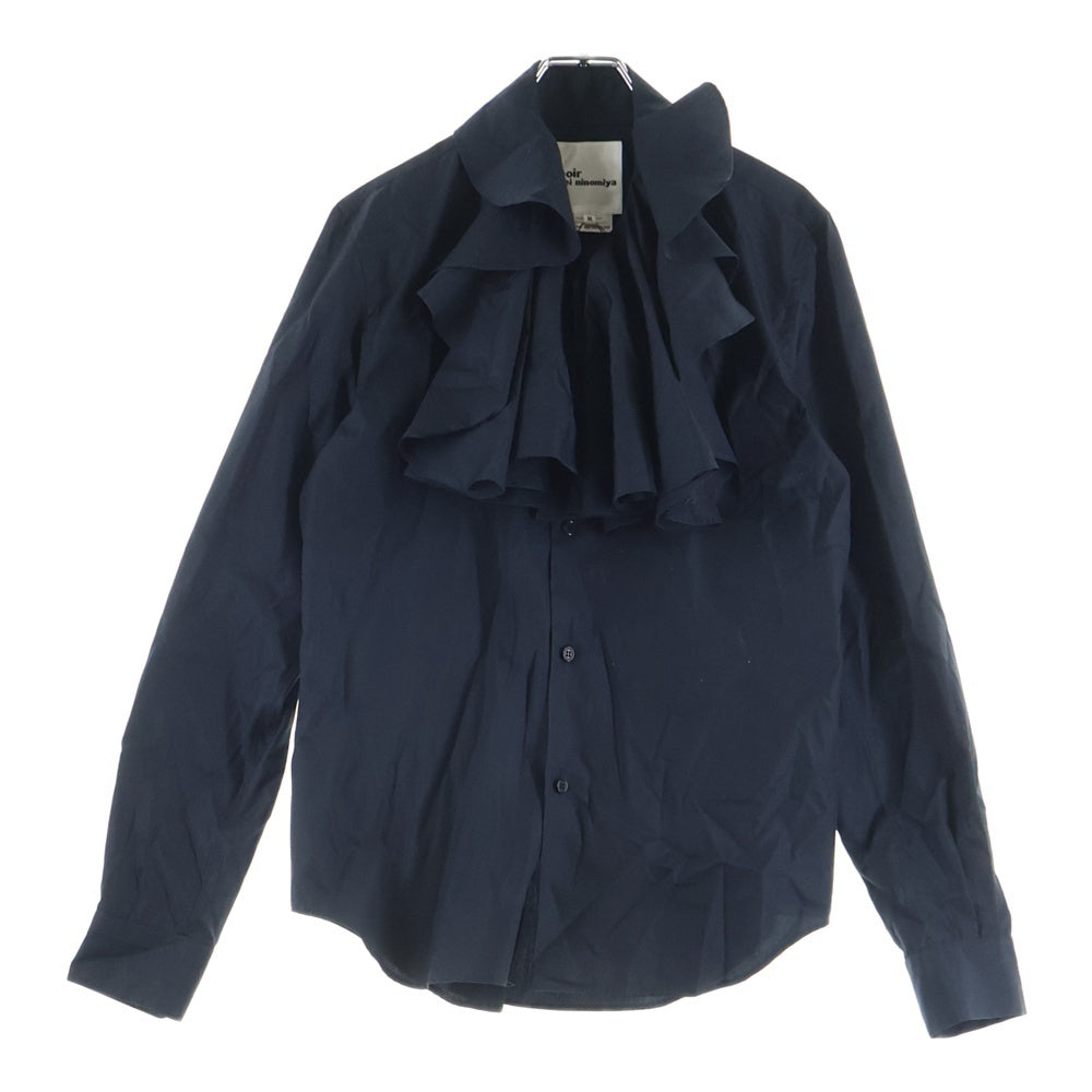 NOIR KEI NINOMIYA(ノワール ケイニノミヤ) コットン 長袖シャツ ブラウス ブラック レディース 3M-B004